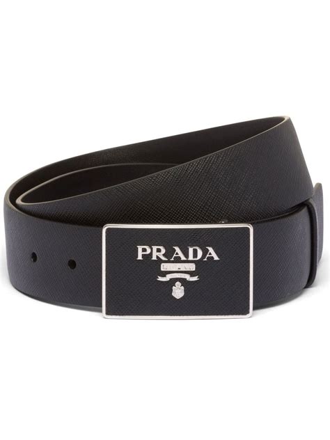 prada embroidered belt 70345 black|Prada belt farfetch.